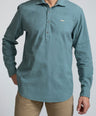 Crocodile Mens Sport Fit Semi Casual Fs Shirt Snow White