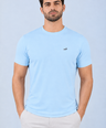 Crocodile Crew Neck  Action fit HS-Sky Blue