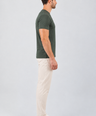 Crocodile Crew Neck Single Jersey Action Fit - Dark Grey