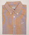 Kids Semi Casual Shirt-Burnt Orange