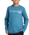 Kids Minimalist Tee-Mediterranian Blue
