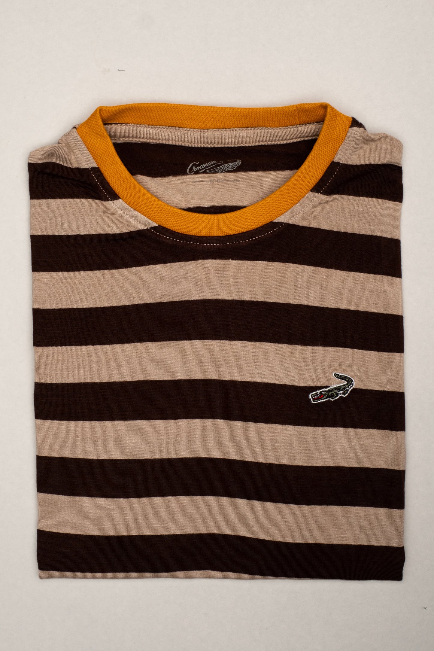 Kids Crew Neck Single Jersey-Coffee
