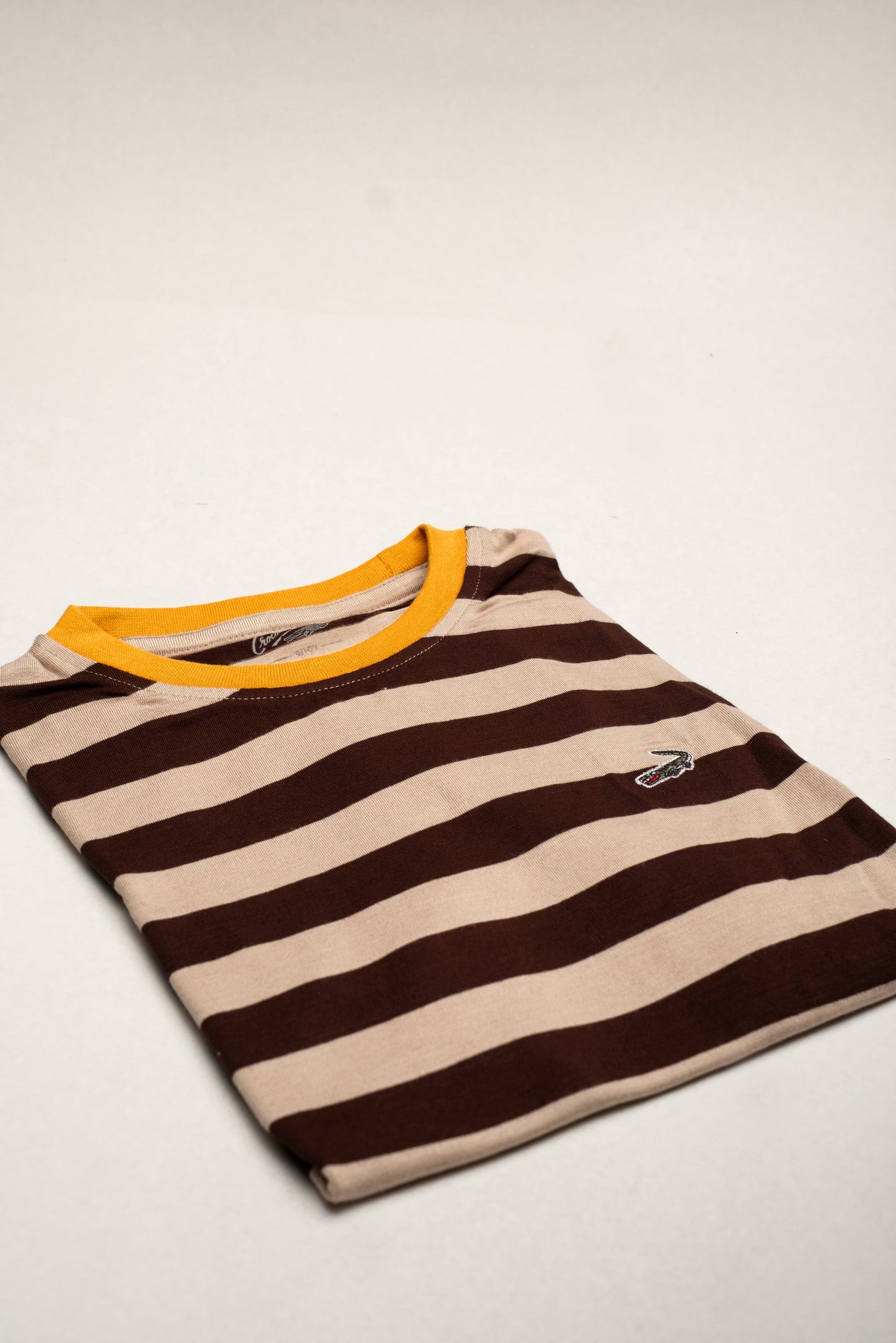Kids Crew Neck Single Jersey-Coffee