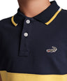 Duo-Tone Polo-Medieval Blue