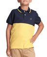 Duo-Tone Polo-Medieval Blue