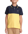 Duo-Tone Polo-Medieval Blue