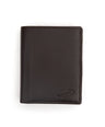 Versatile Coin Pocket Vertical Wallet-Brown