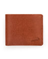 Refined Croc Texture Bifold-Brown