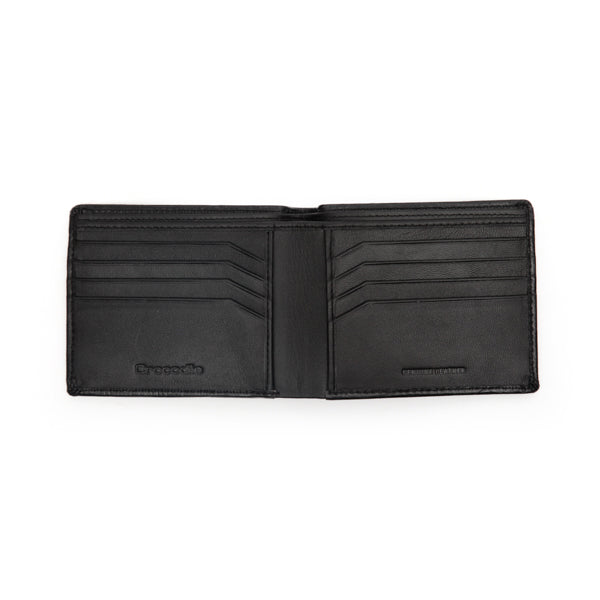 Luxury Crocodile Bifold-Black