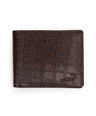 Luxury Crocodile Bifold-Brown