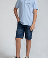 Crocodile Kids Supima Polo T Shirt Blue Bell