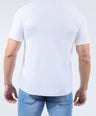CROCODILE MEN SEMI CASUAL KNIT SLIM FIT SHIRT HS-White