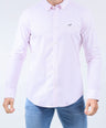 CROCODILE MEN SEMI CASUAL SLIM FIT SHIRT-WINE