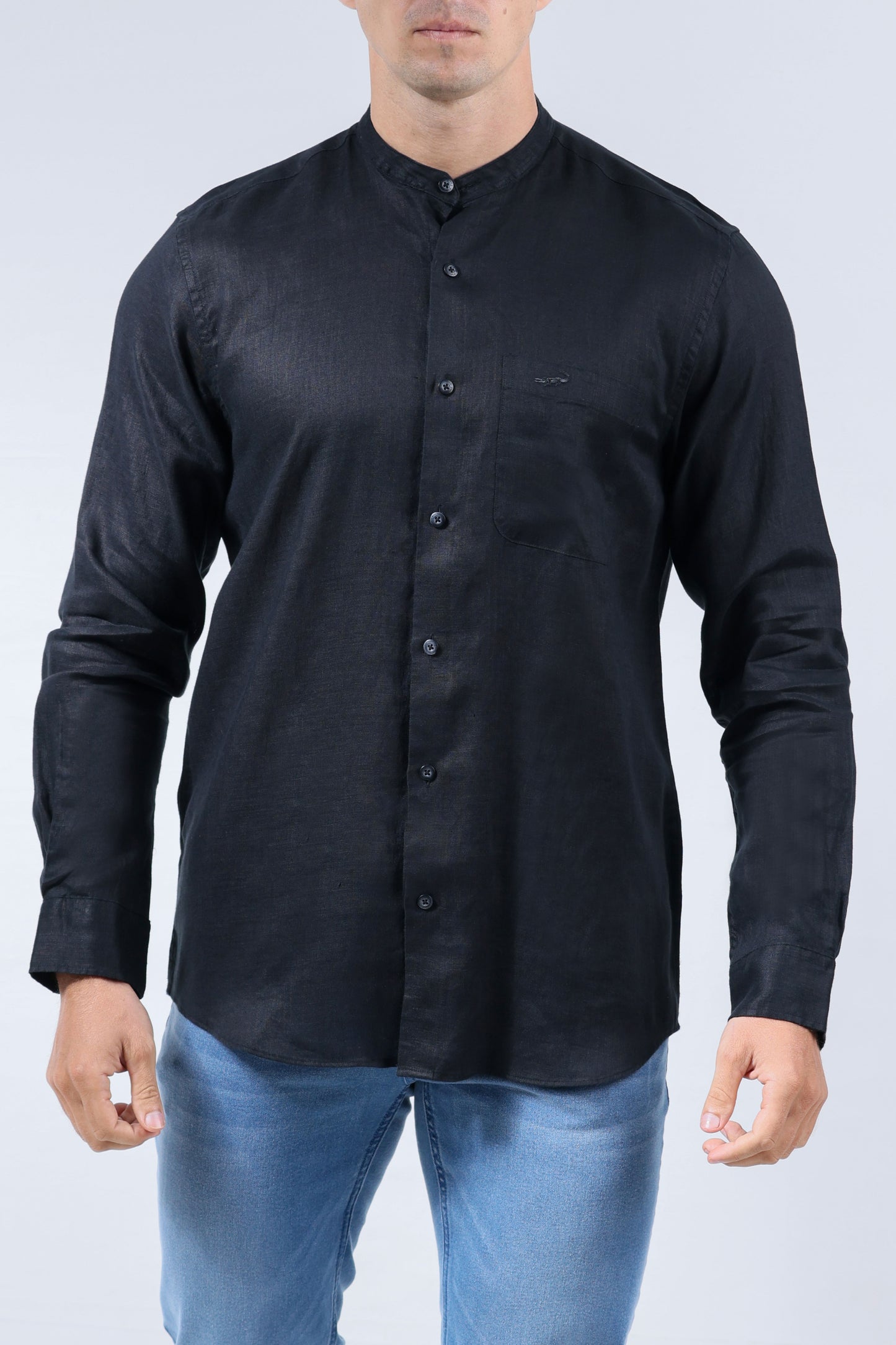 CROCODILE MEN SEMI CASUAL REGULAR FIT FS SHIRT-JET SET