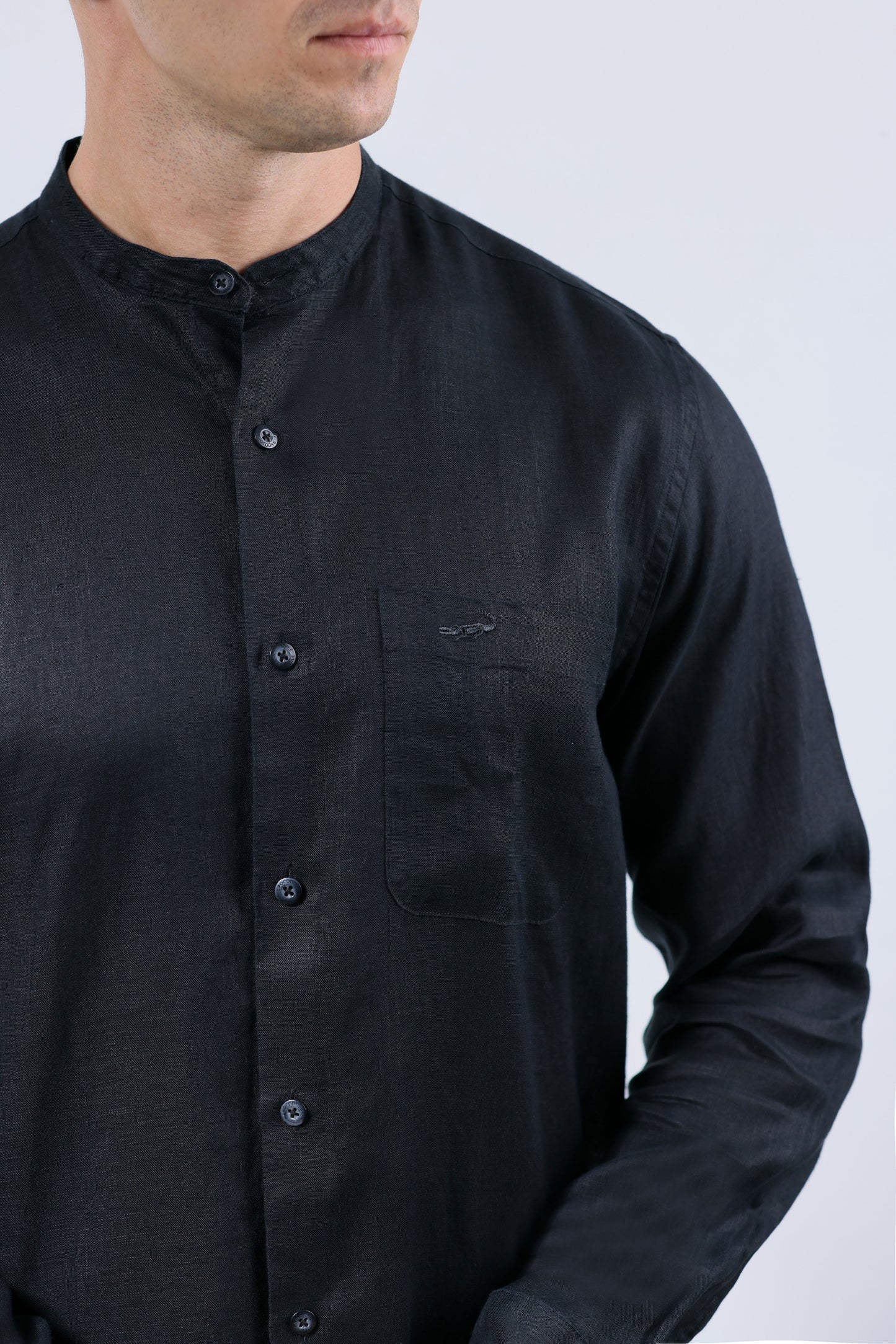 CROCODILE MEN SEMI CASUAL REGULAR FIT FS SHIRT-JET SET