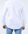 CROCODILE MEN SEMI CASUAL SLIM FIT FS SHIRT-WHITE