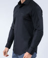 CROCODILE MEN EVENING SLIM FIT FS SHIRT-BLACK