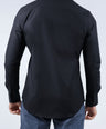CROCODILE MEN EVENING SLIM FIT FS SHIRT-BLACK