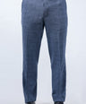 Crocodile Formal Entry Plain Regular Fit Trouser - Blue Estate