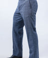 Crocodile Formal Entry Plain Regular Fit Trouser - Blue Estate