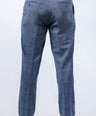 Crocodile Formal Entry Plain Regular Fit Trouser - Blue Estate