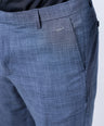 Crocodile Formal Entry Plain Regular Fit Trouser - Blue Estate