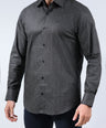 CROCDILE MEN EVENING REGULAR FIT FS SHIRT-DARK DENIM