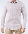 CROCODILE MEN EVENING SLIM FIT FS SHIRT-FUCHSIA ROSE