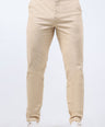 CROCODILE MEN TAPPERED FIT CASUAL TROUSER-HONEY