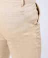 CROCODILE MEN TAPPERED FIT CASUAL TROUSER-HONEY