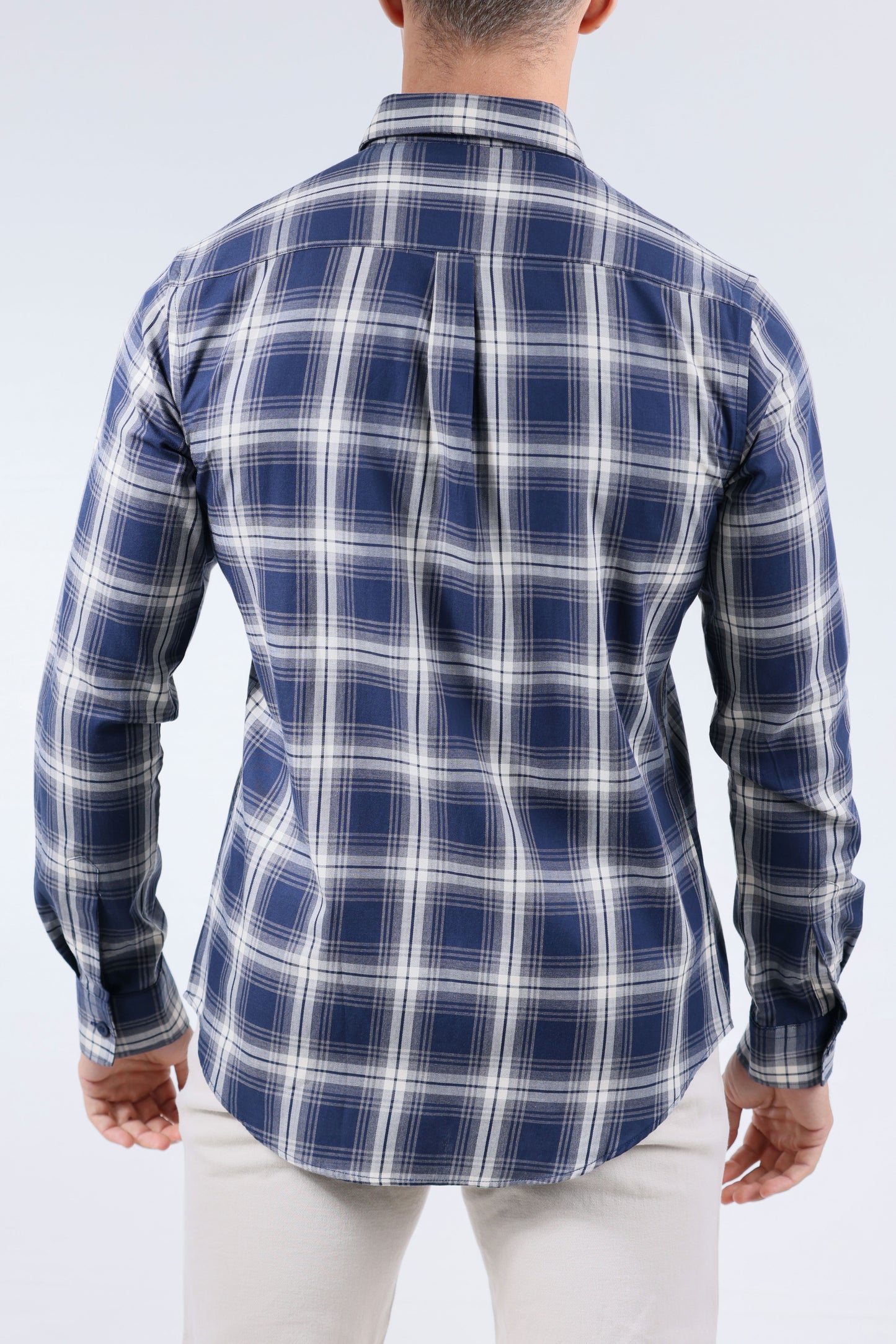 CROCODILE MEN SEMI CASUAL SLIM FIT FS SHIRT-ASTRAL AURA