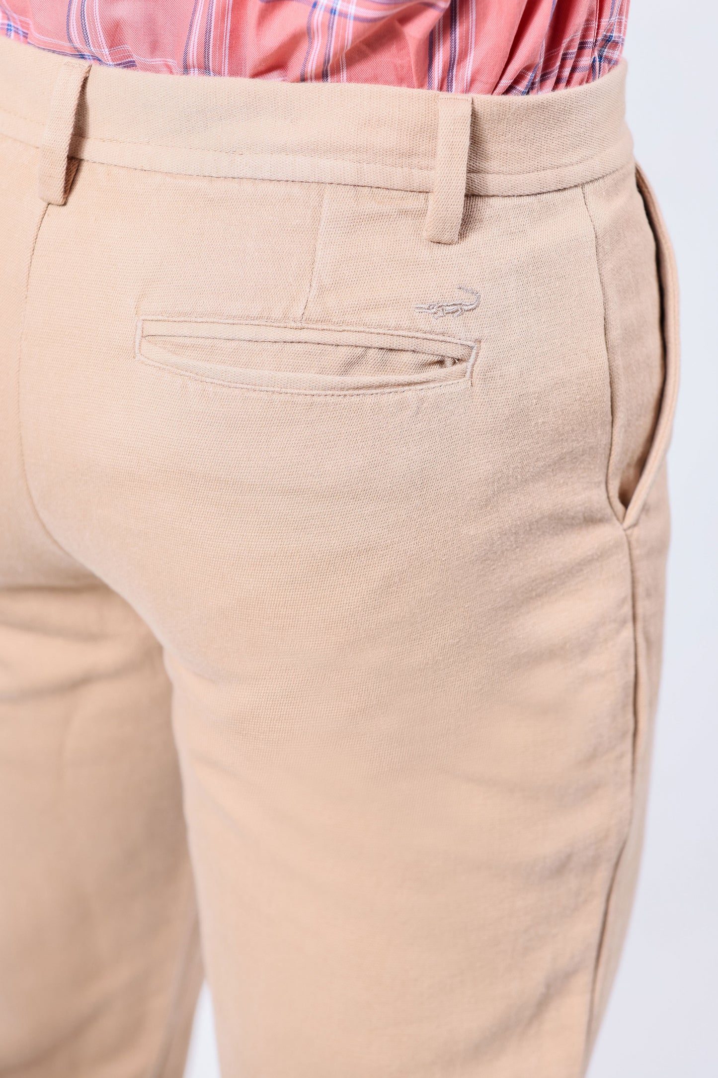 Crocodile Men Tappered Fit Casual Trouser - Brown Tane