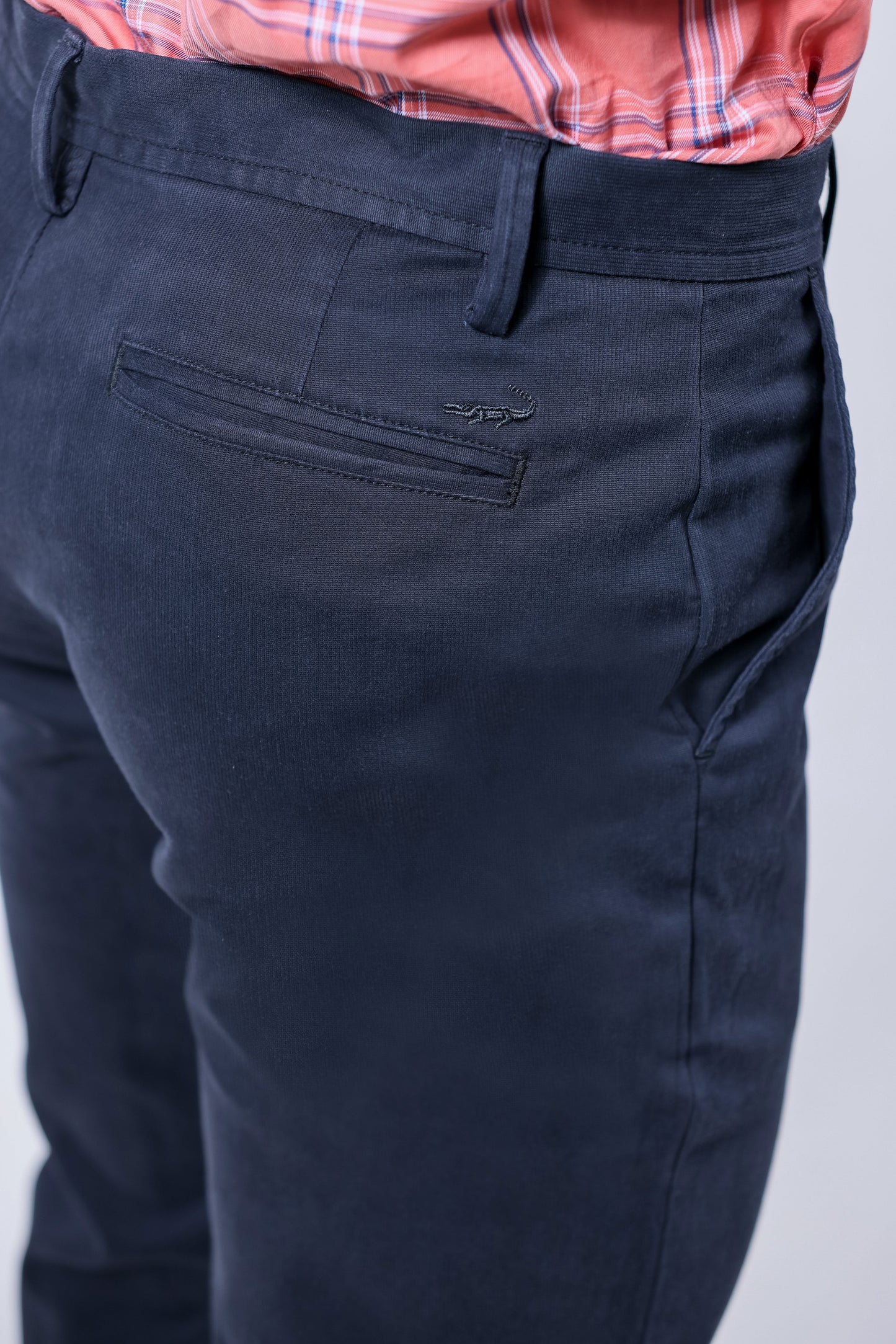 Crocodile Men Tappered Fit Casual Trouser - Ebony