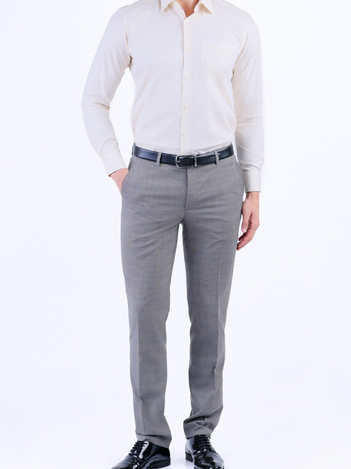 Casual Oxford Slim Fit Shirt - Optic White
