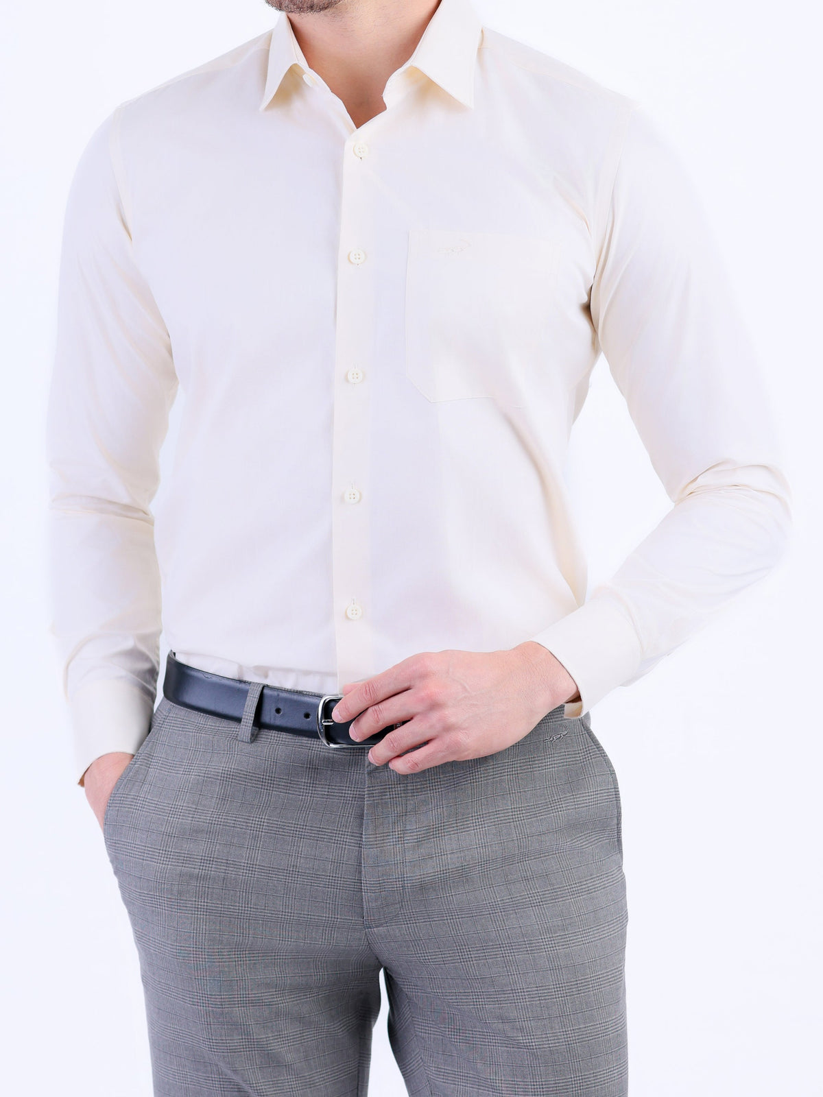 Casual Oxford Slim Fit Shirt - Optic White