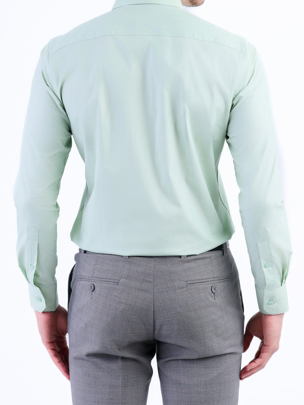 Evening Plain Slim Fit Shirt - Absinthe Green