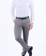 Formal Seasonal Plain Slim Fit Shirt - Egret