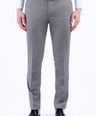 Formal Entry Micro Checks Slim Fit Trouser - Cloud Burst