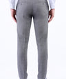 Formal Entry Micro Checks Slim Fit Trouser - Cloud Burst