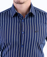 Formal Slim Fit Shirt - Methly Blue