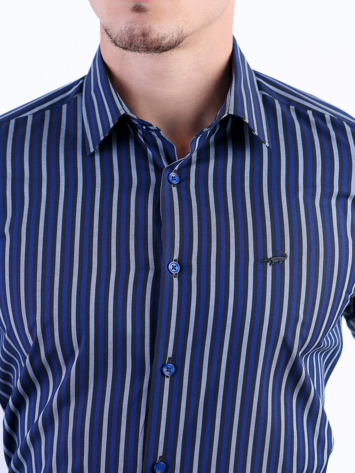 Formal Slim Fit Shirt - Methly Blue
