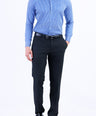 Formal Stripe Slim Fit Shirt - Cosmic Blue