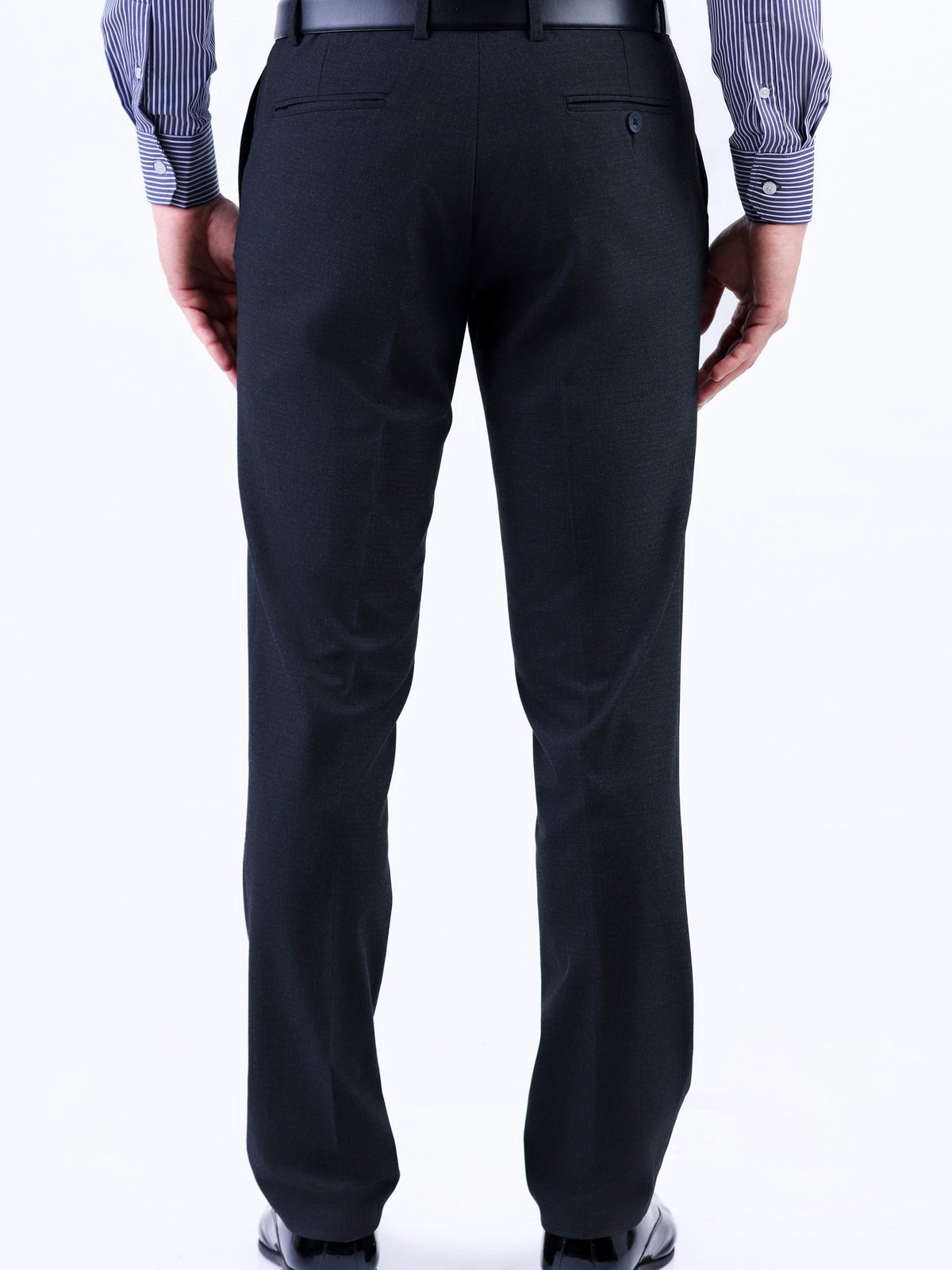 Formal Entry Dobby Slim Fit Trouser - Black