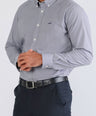 Crocodile Semi Casual Printed Slim Fit-China Blue