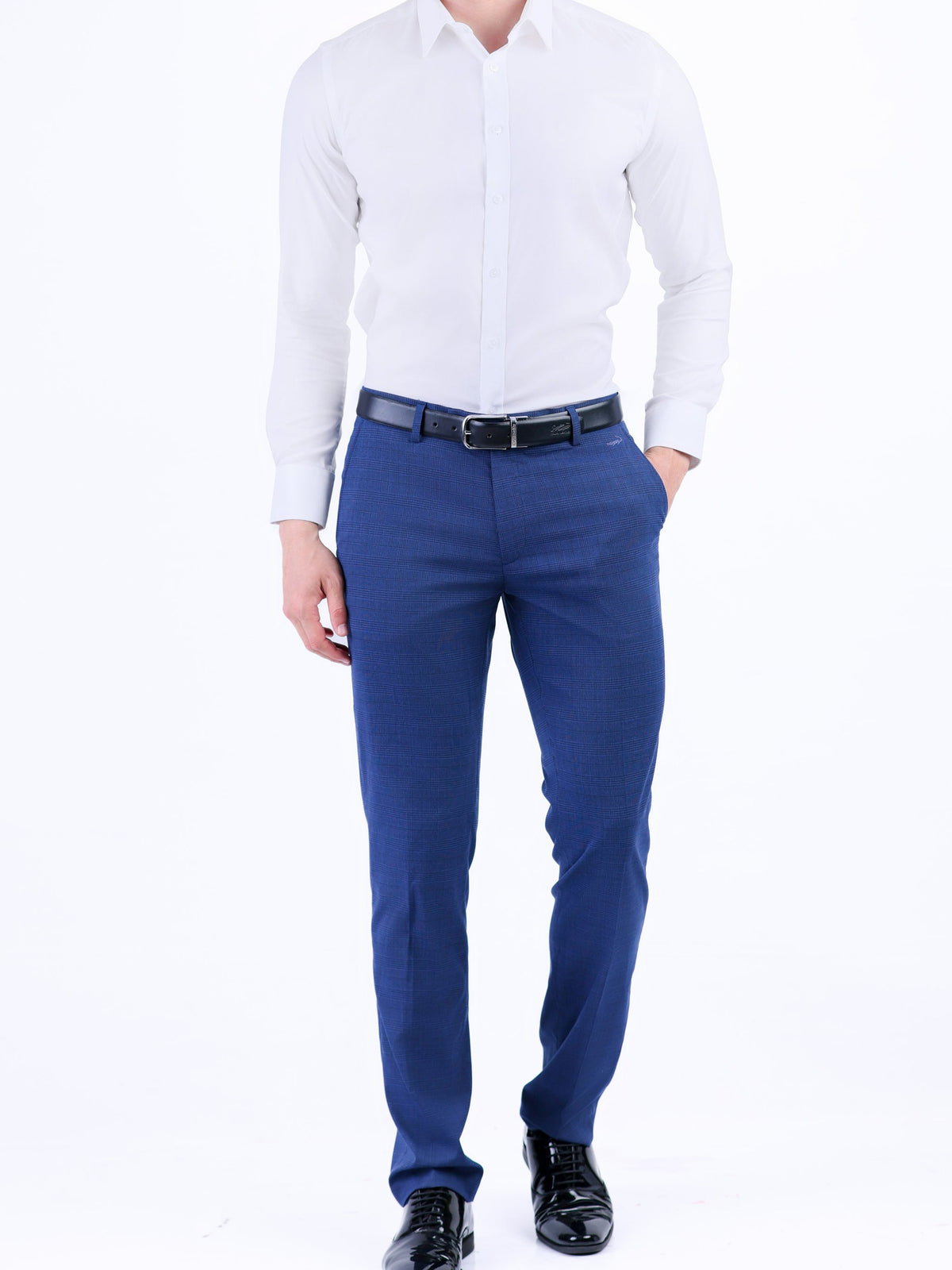 Formal Dobby Slim Fit Shirt - White