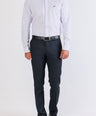 Crocodile Semi Casual Dobby Slim Fit-Silver Brich