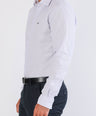 Crocodile Semi Casual Dobby Slim Fit-Silver Brich