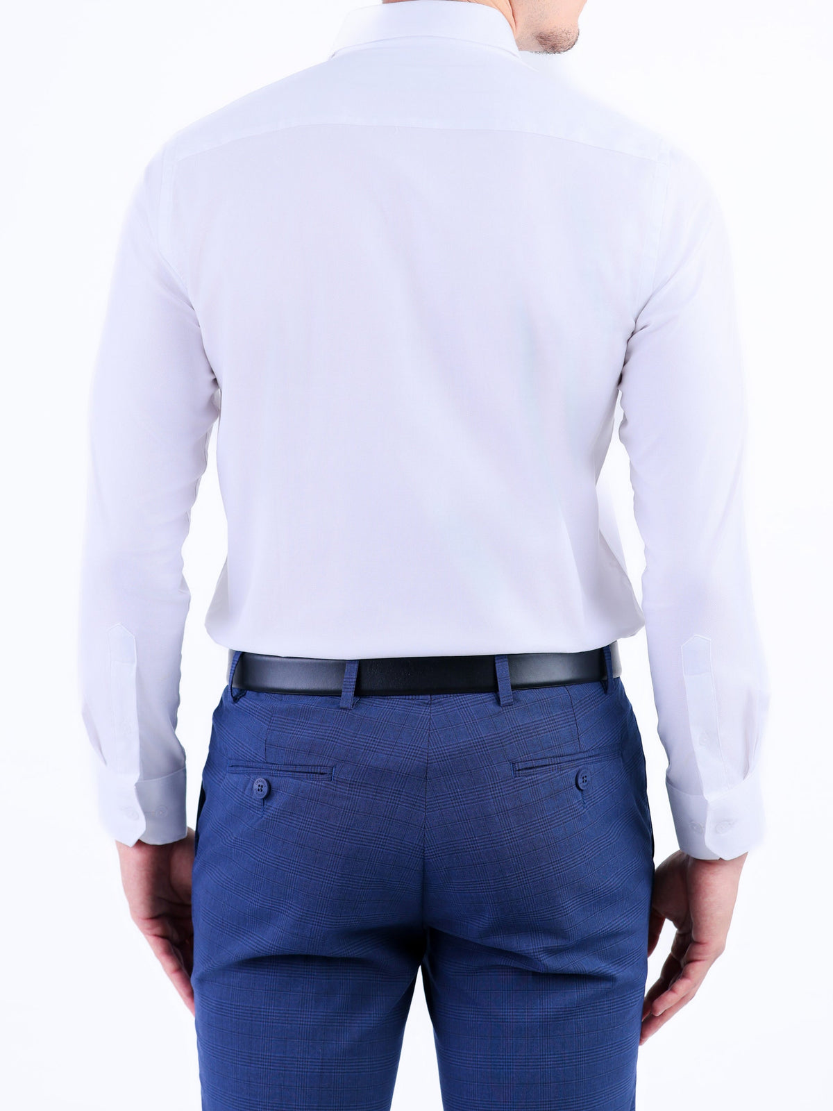 Formal Dobby Slim Fit Shirt - White