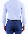 Formal Stripe Slim Fit Shirt - Blue Mist