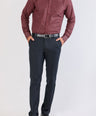 Crocodile Evening Slim Fit-Burn Red